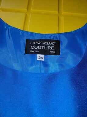 Lily & Taylor Couture Blue  Blouse